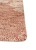 entropy red and orange wool hand knotted Rug - Corner entropy red and orange wool hand knotted Rug - Corner