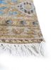 savana gold wool hand knotted Rug - Corner