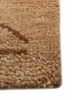 thyme gold wool hand knotted Rug - Corner