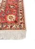 aalam red and orange acrylic hand knotted Rug - Corner