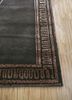 azalea grey and black wool and bamboo silk hand knotted Rug - Corner azalea grey and black wool and bamboo silk hand knotted Rug - Corner