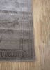 azalea grey and black wool and bamboo silk hand knotted Rug - Corner azalea grey and black wool and bamboo silk hand knotted Rug - Corner