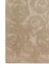 pansy ivory wool and bamboo silk hand knotted Rug - Corner pansy ivory wool and bamboo silk hand knotted Rug - Corner