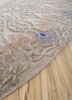 woven gems grey and black silk hand knotted Rug - Corner woven gems grey and black silk hand knotted Rug - Corner