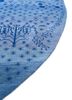 manchaha blue wool hand knotted Rug - Corner