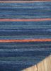 manchaha blue wool and bamboo silk hand knotted Rug - Corner manchaha blue wool and bamboo silk hand knotted Rug - Corner
