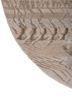 manchaha ivory wool and bamboo silk hand knotted Rug - Corner