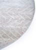 manchaha ivory wool and silk hand knotted Rug - Corner manchaha ivory wool and silk hand knotted Rug - Corner