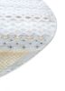 manchaha ivory wool and silk hand knotted Rug - Corner manchaha ivory wool and silk hand knotted Rug - Corner