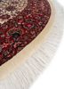 aalam ivory wool hand knotted Rug - Corner
