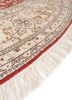 gulmarg red and orange silk hand knotted Rug - Corner gulmarg red and orange silk hand knotted Rug - Corner