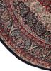 aalam blue wool hand knotted Rug - Corner