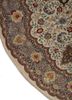 gulmarg green wool and silk hand knotted Rug - Corner