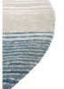 caliedo blue polyester hand tufted Rug - Corner