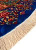 gulmarg blue silk hand knotted Rug - Corner