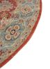 gulnar red and orange wool hand knotted Rug - Corner gulnar red and orange wool hand knotted Rug - Corner