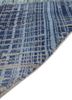 unstring by kavi grey and black wool and bamboo silk hand knotted Rug - Corner unstring by kavi grey and black wool and bamboo silk hand knotted Rug - Corner
