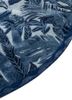 aurelia blue wool and viscose hand tufted Rug - Corner