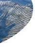 aurelia blue wool and viscose hand tufted Rug - Corner