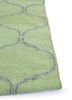 indusbar green wool and viscose flat weaves Rug - Corner indusbar green wool and viscose flat weaves Rug - Corner