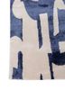 white noise ivory wool and bamboo silk hand knotted Rug - Corner white noise ivory wool and bamboo silk hand knotted Rug - Corner