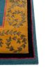 majnun blue wool and silk hand knotted Rug - Corner majnun blue wool and silk hand knotted Rug - Corner