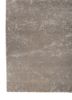 chaos theory by kavi grey and black wool and bamboo silk hand knotted Rug - Corner