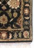 gulnar grey and black wool hand knotted Rug - Corner gulnar grey and black wool hand knotted Rug - Corner