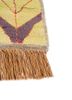 manchaha beige and brown wool and bamboo silk hand knotted Rug - Corner