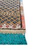manchaha gold wool and bamboo silk hand knotted Rug - Corner
