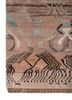 manchaha red and orange wool and bamboo silk hand knotted Rug - Corner
