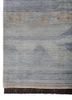 manchaha blue wool and silk hand knotted Rug - Corner manchaha blue wool and silk hand knotted Rug - Corner