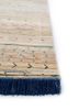 manchaha gold wool and silk hand knotted Rug - Corner