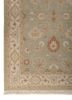 gulnar green wool hand knotted Rug - Corner gulnar green wool hand knotted Rug - Corner