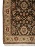gulnar beige and brown wool hand knotted Rug - Corner
