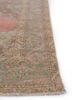 vintage pink and purple wool hand knotted Rug - Corner vintage pink and purple wool hand knotted Rug - Corner