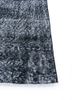 lacuna grey and black wool hand knotted Rug - Corner