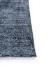 lacuna grey and black wool hand knotted Rug - Corner