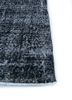 lacuna grey and black wool hand knotted Rug - Corner