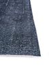 lacuna grey and black wool hand knotted Rug - Corner