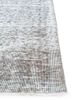 vintage grey and black wool hand knotted Rug - Corner vintage grey and black wool hand knotted Rug - Corner