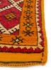 nuray red and orange wool hand knotted Rug - Corner
