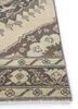 vintage beige and brown wool hand knotted Rug - Corner vintage beige and brown wool hand knotted Rug - Corner