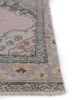 vintage pink and purple wool hand knotted Rug - Corner vintage pink and purple wool hand knotted Rug - Corner