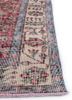 vintage red and orange wool hand knotted Rug - Corner vintage red and orange wool hand knotted Rug - Corner
