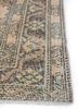 vintage red and orange wool hand knotted Rug - Corner vintage red and orange wool hand knotted Rug - Corner