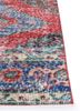 vintage red and orange wool hand knotted Rug - Corner vintage red and orange wool hand knotted Rug - Corner