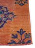 vintage red and orange wool hand knotted Rug - Corner vintage red and orange wool hand knotted Rug - Corner