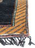 nuray grey and black wool hand knotted Rug - Corner