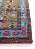 nuray red and orange wool hand knotted Rug - Corner nuray red and orange wool hand knotted Rug - Corner